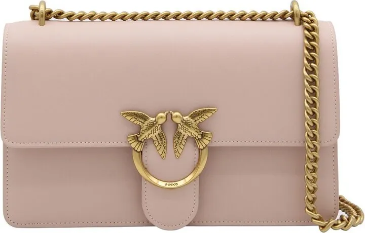 Pinko Love One Classic Logo Plaque Shoulder Bag
