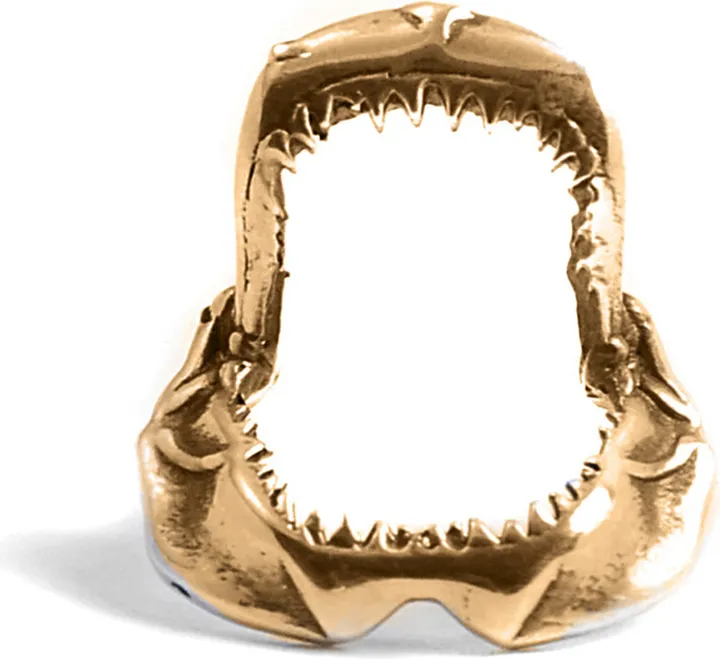 Lee Renee - Shark Jawbone Tie Pin Gold