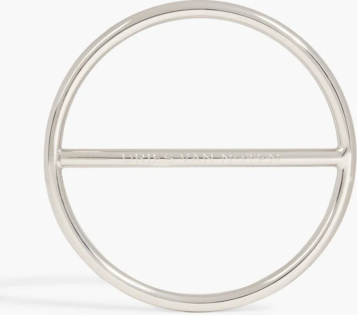 Silver-tone scarf ring