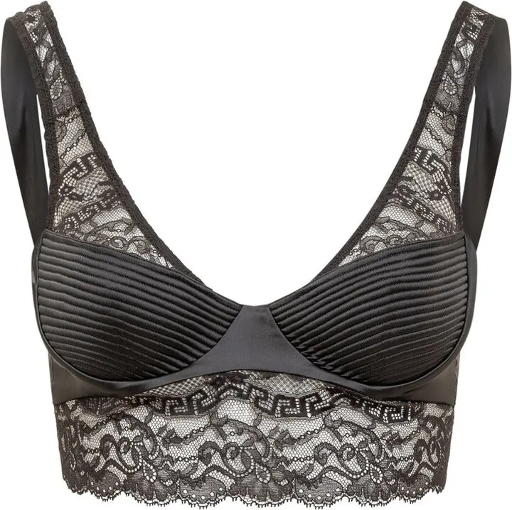 Versace Lace-Detailed Bra