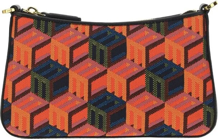 MCM Monogram Zip-Up Mini Shoulder Bag