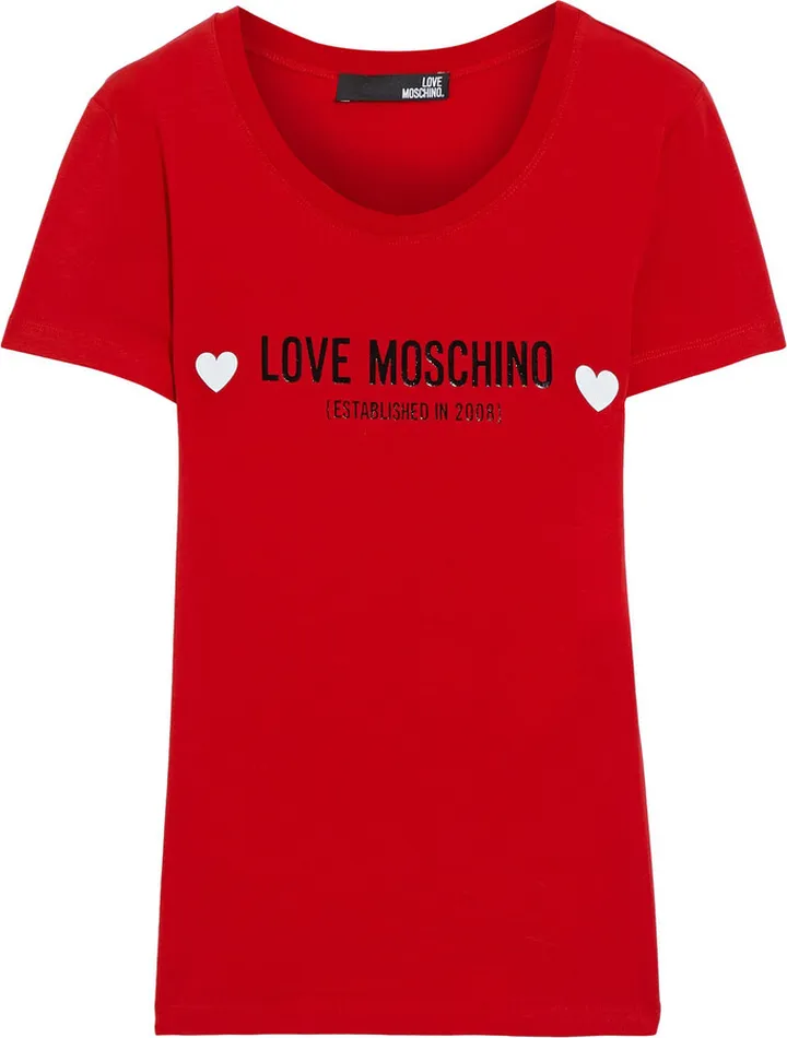 Printed stretch-cotton jersey T-shirt
