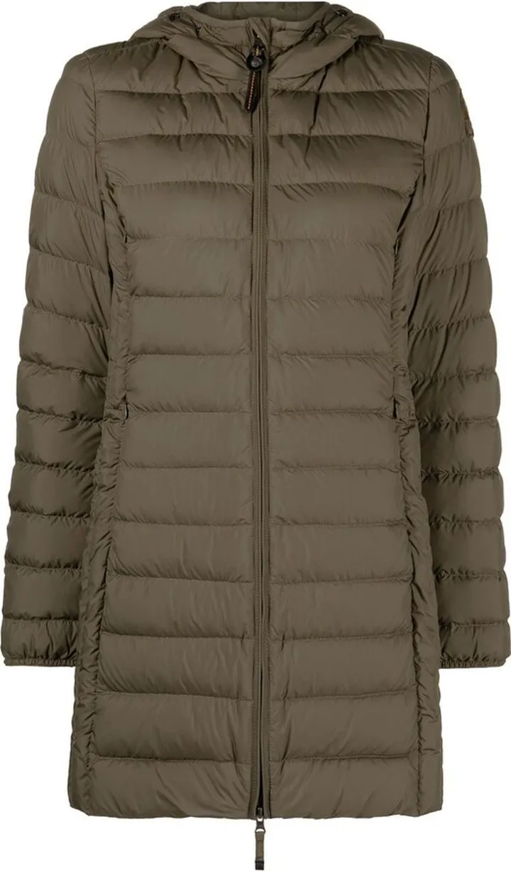 Zip-Up Hooded Puffer Coat