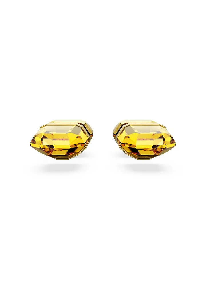 Lucent Gold-Tone Plated Stud Earrings