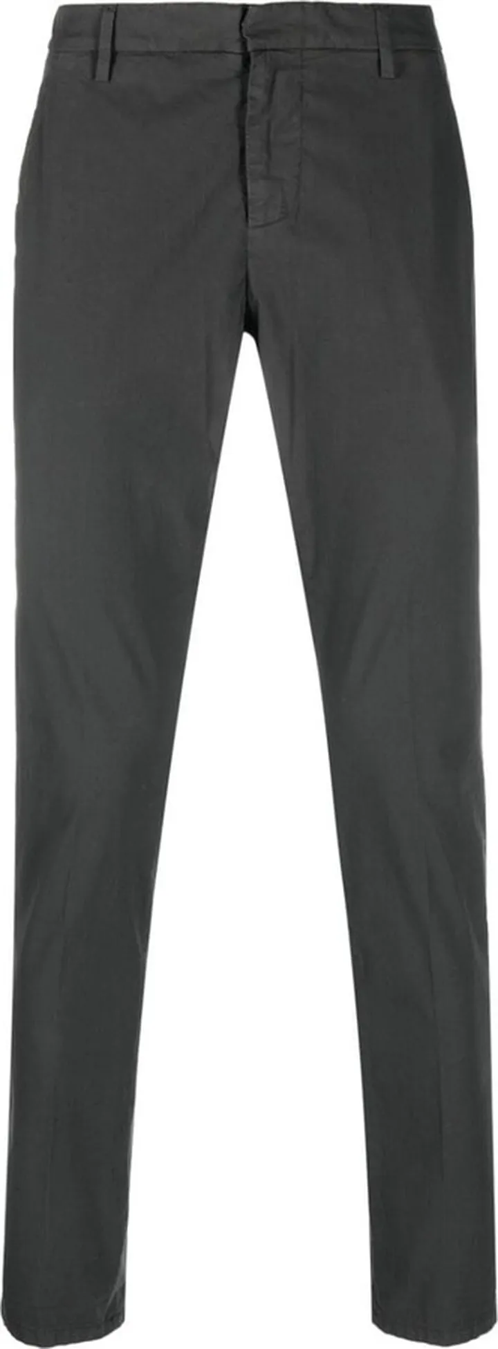 Pressed-Crease Slim-Cut Trousers