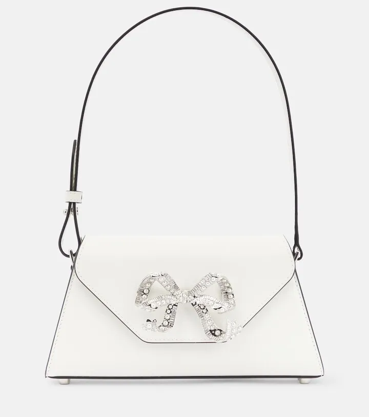 Bow Mini leather shoulder bag