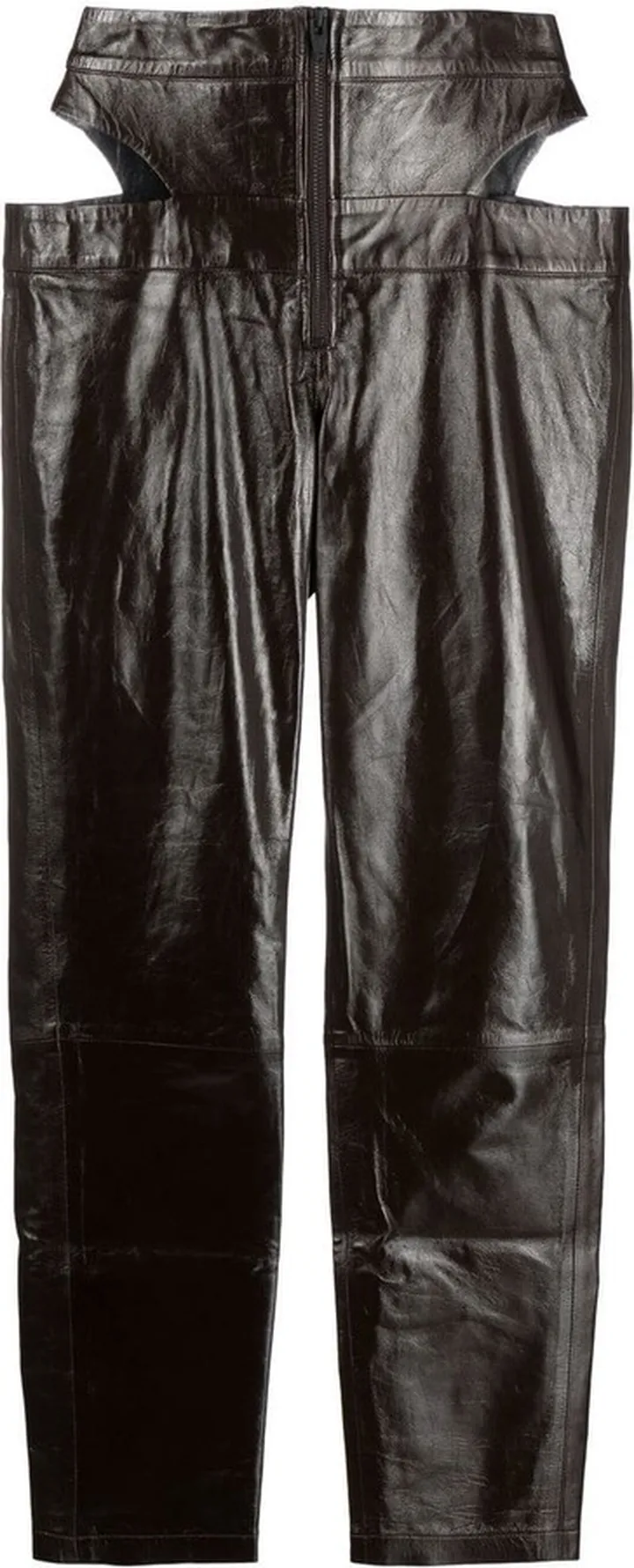 Cut-Out Detail Cropped Trousers