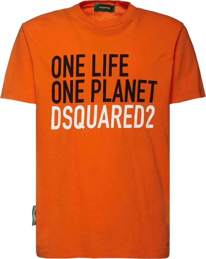 OLOP Cool printed cotton jersey t-shirt