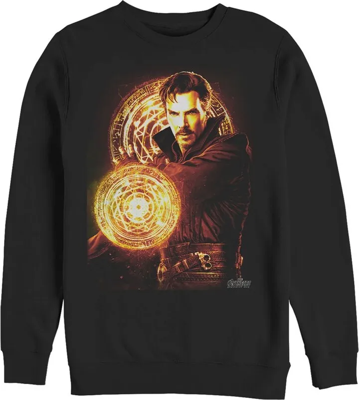 Men's Marvel Avengers: Infinity War Doctor Strange Sweatshirt - Black - 2X Large