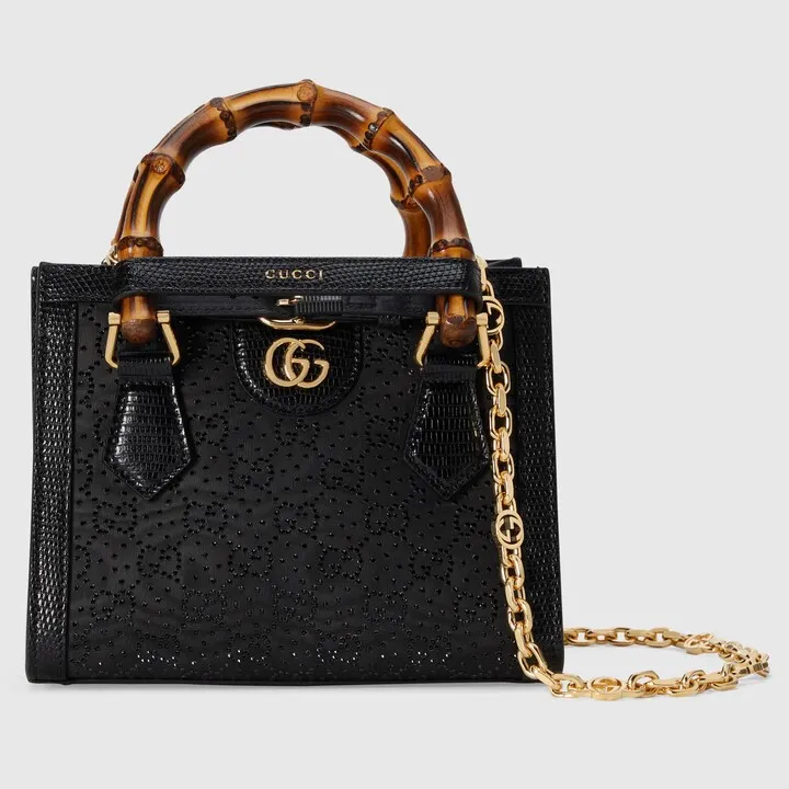 Gucci Diana mini GG crystal tote bag