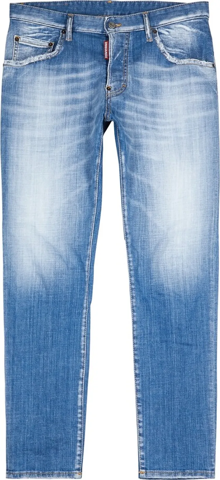 Dsquared2 Skater Distressed Skinny Jeans