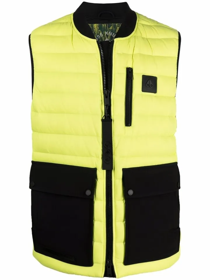Logo-Patch Padded Gilet