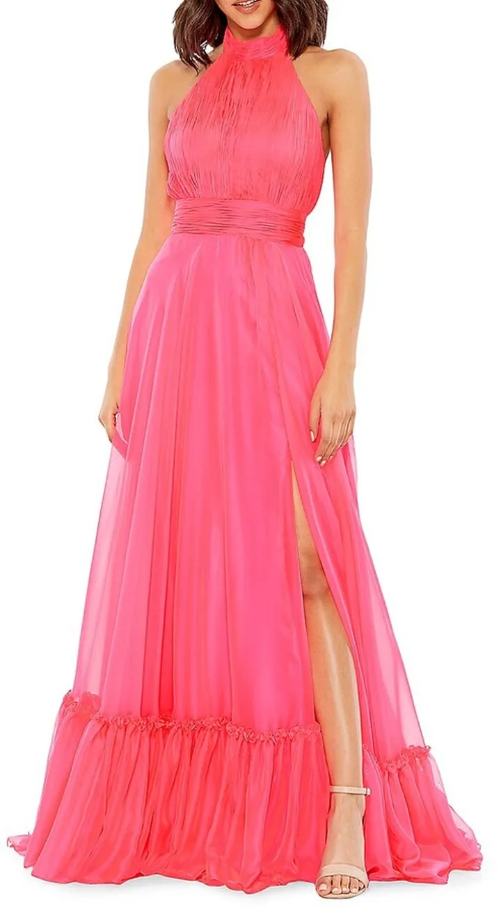 Chiffon Tiered Gown
