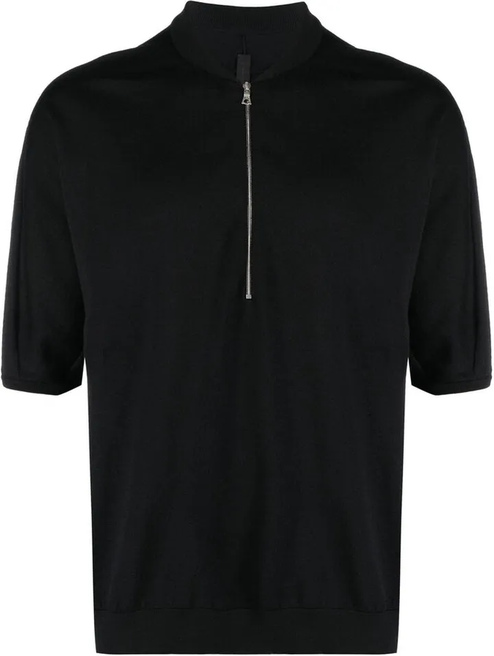 ESC half-zip short-sleeved jumper