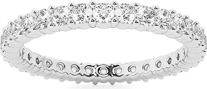 Build Your Own Collection 14K White Gold & Natural Round Diamond Eternity Band