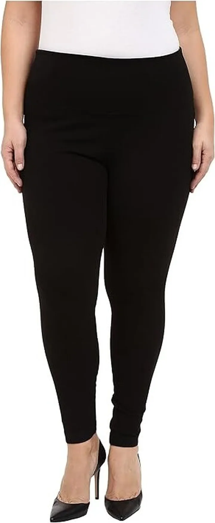 Lysse Plus Size Denim Leggings (Black) Women's Casual Pants