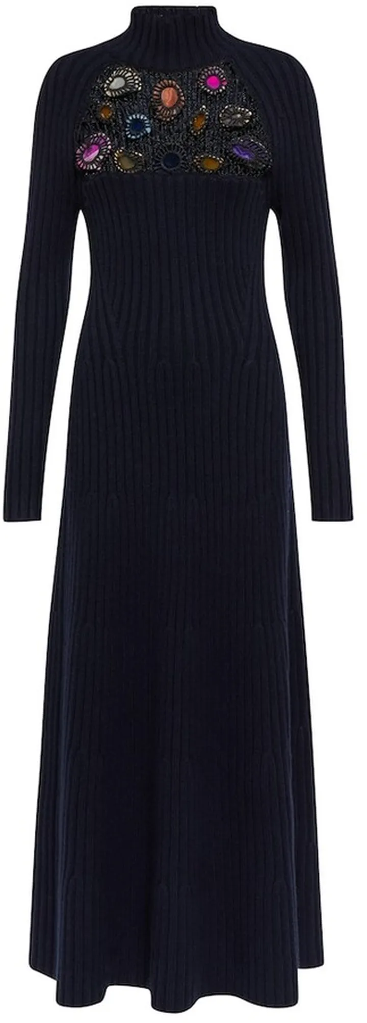 Juana embellished cashmere dress
