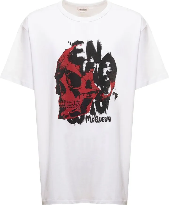 Alexander McQueen Skull-Print Crewneck T-Shirt