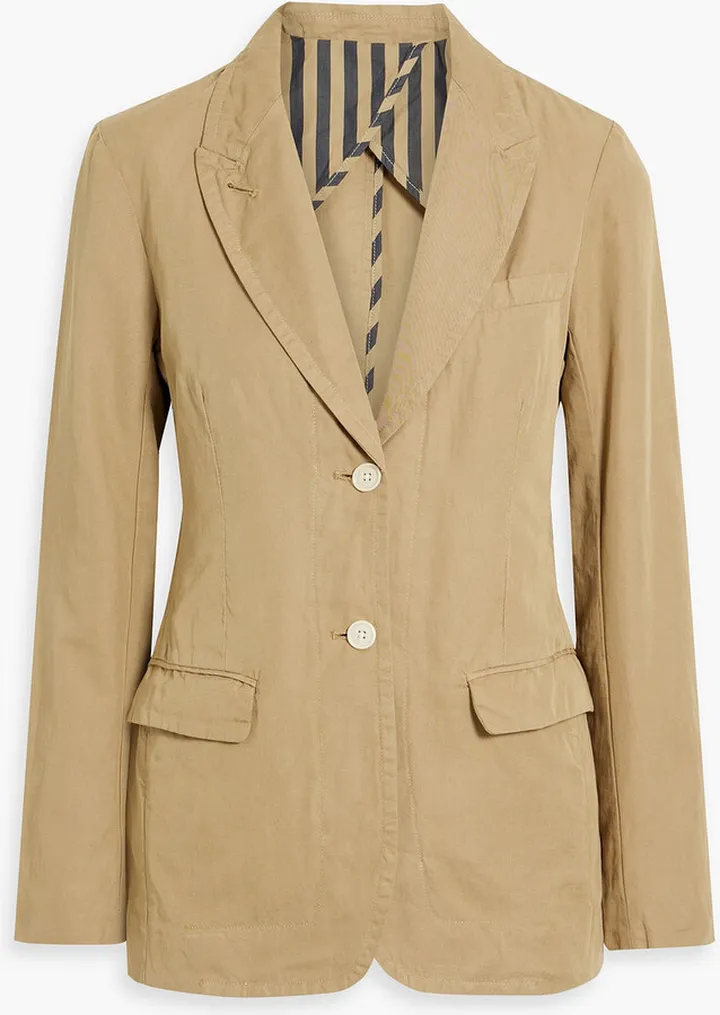 Boy cotton and linen-blend blazer