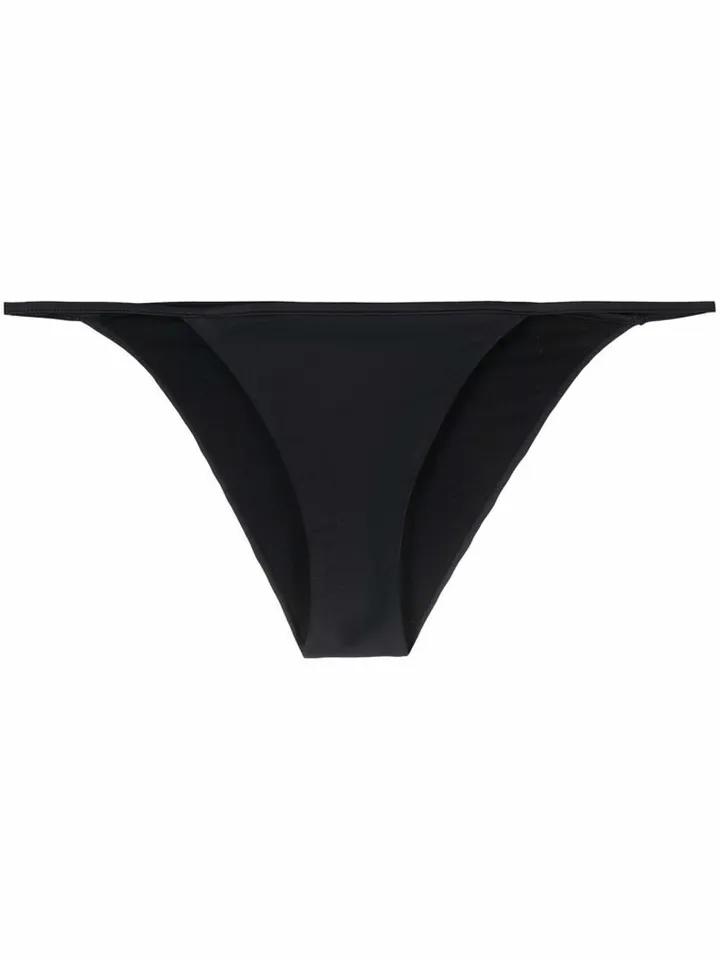 Logo Print Bikini Bottoms