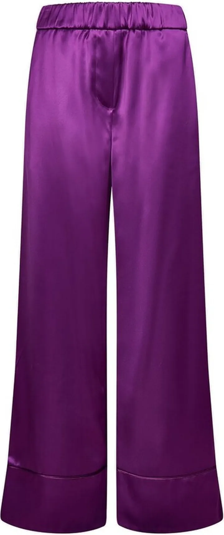 Off-White High Waist Straight Leg Trousers