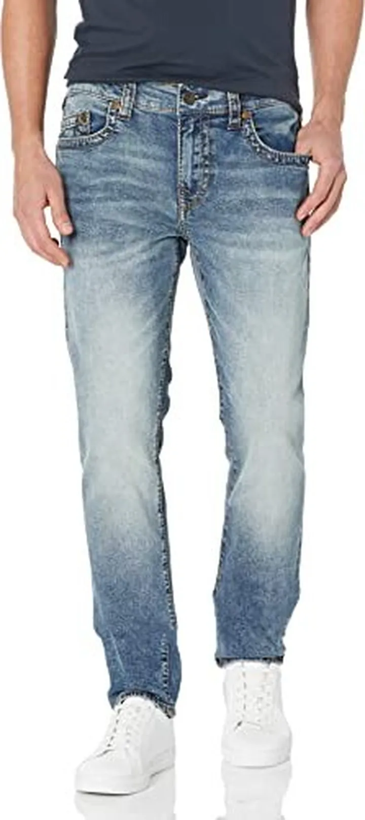 True Religion Men's Rocco Big T Skinny Fit Jean