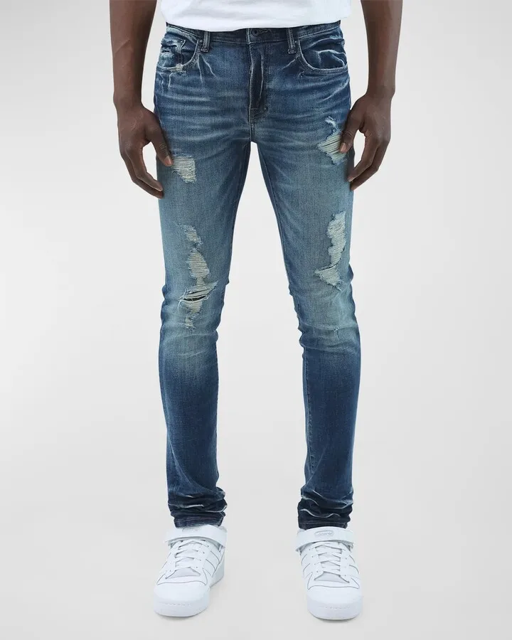 Men's Covets Destroyed Skinny Jeans