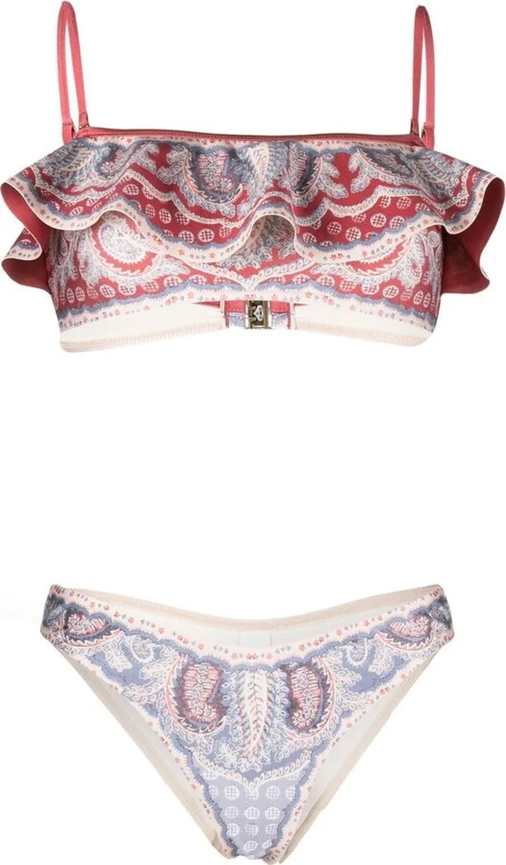 Paisley-Print Bikini