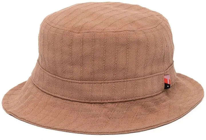 Striped-Bucket Hat