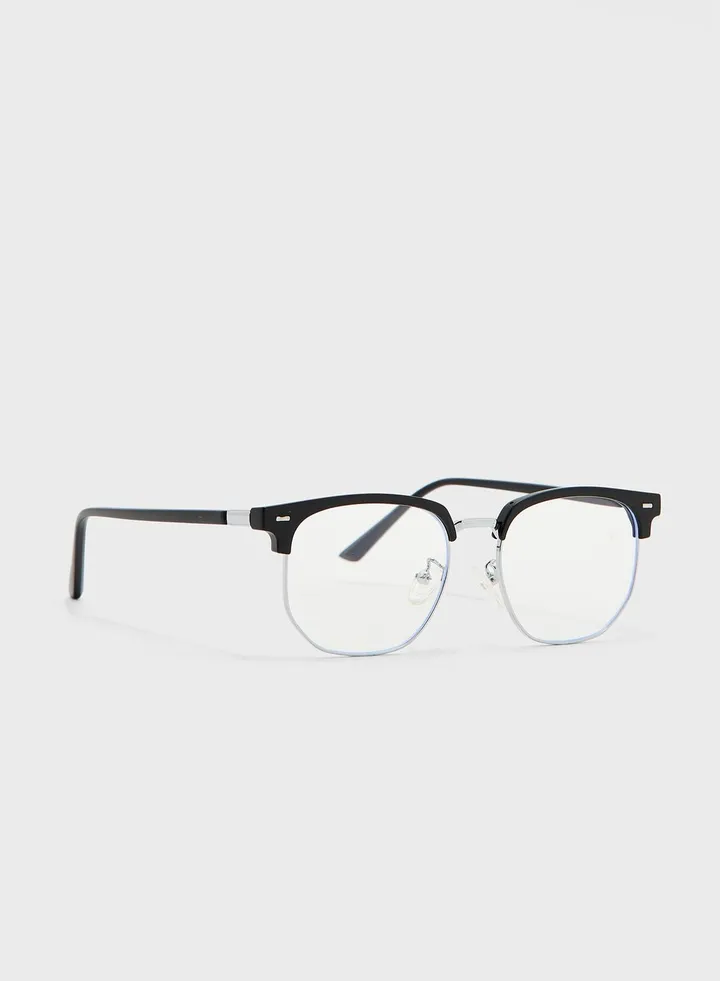 Anti Blue Lens Angular Clubmaster Laptop Optic Glasses