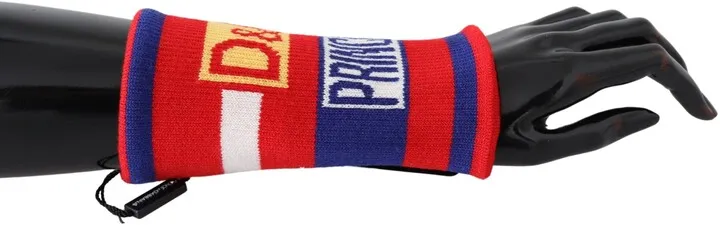 Dolce & Gabbana Wool D&G Princess Wristband Men's Wrap