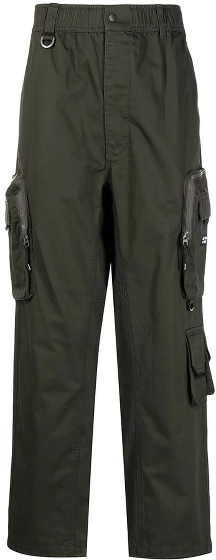 Straight-Leg Cotton Army Trousers