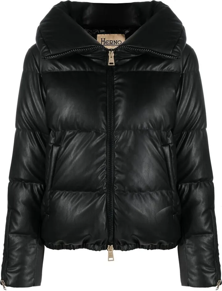 E-Skin hooded quilted jacket