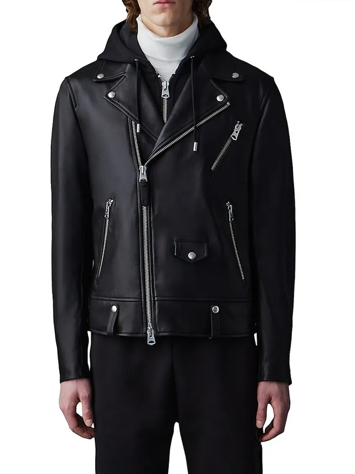 Magnus Leather Moto Jacket