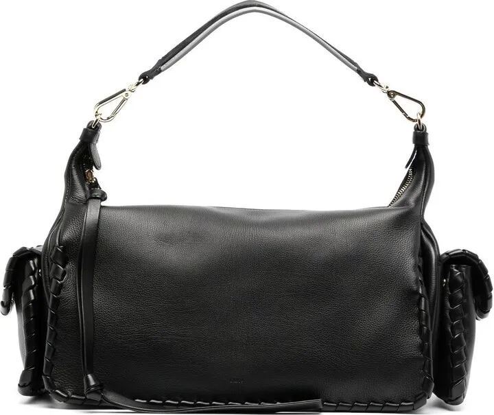 Nahir leather shoulder bag