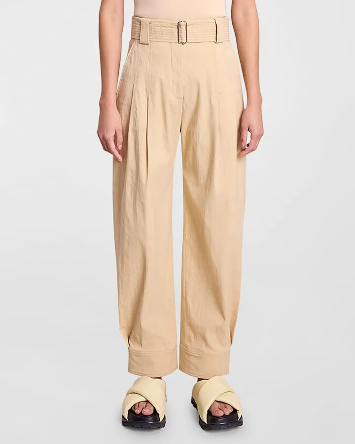 Darcy Pleated Crop Pants