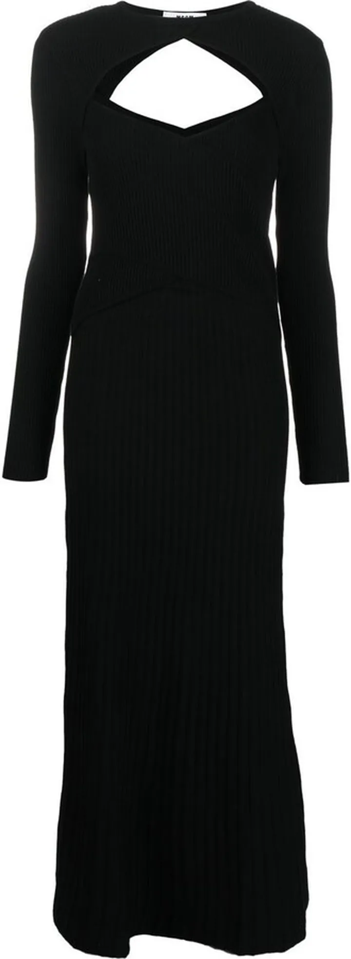 Ribbed-Knit Midi Dress