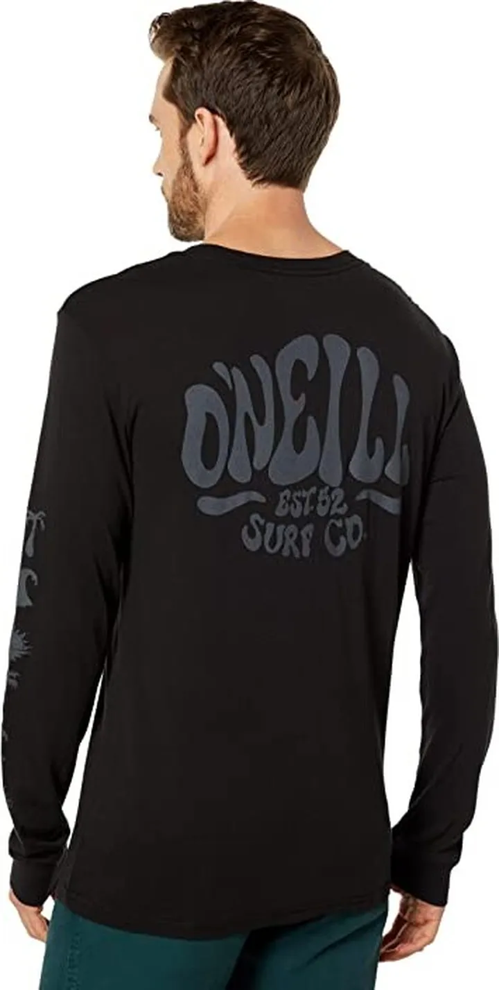 O'Neill Noodler Long Sleeve Tee (Black) Men's Clothing