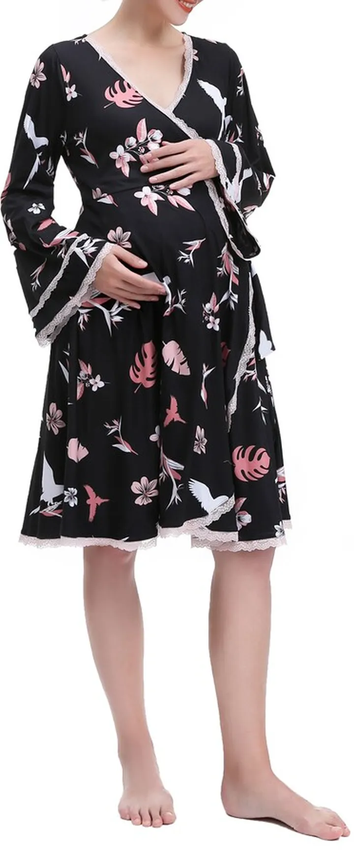 Angela Lounge Maternity Robe