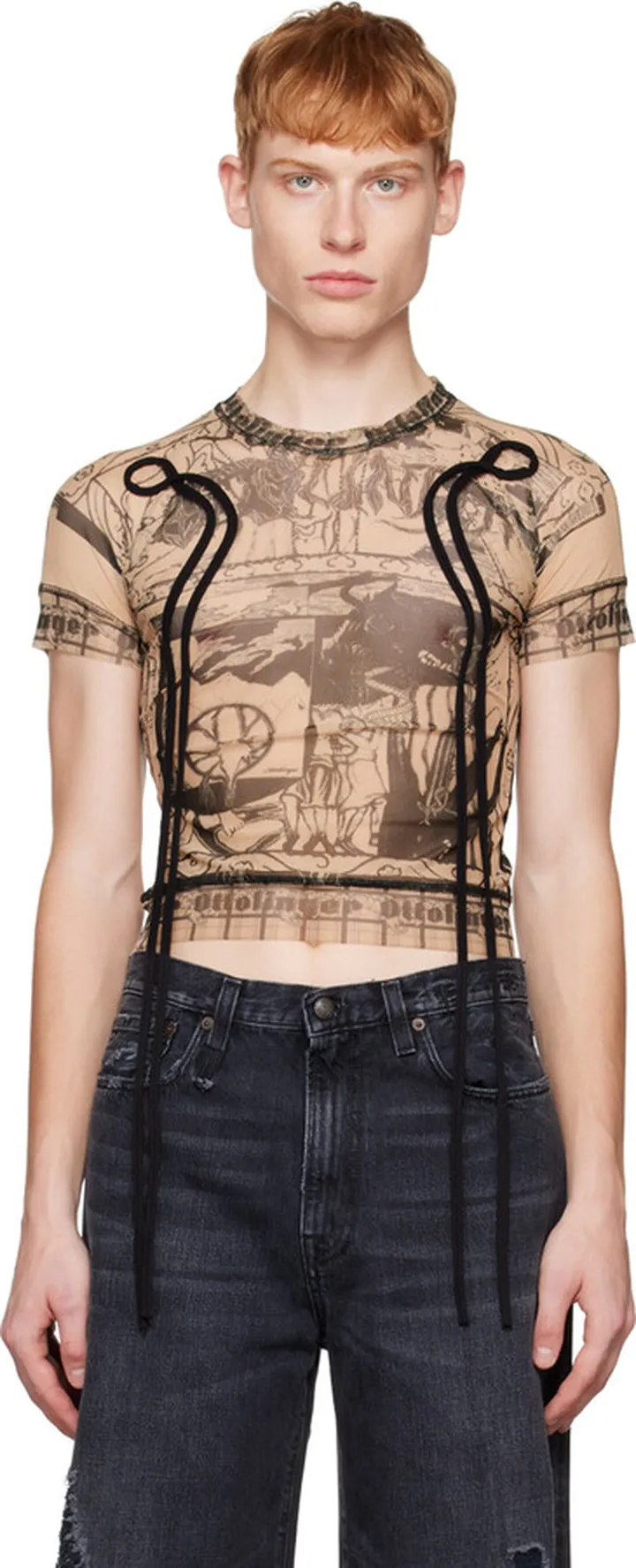 Ottolinger Beige Graphic T-Shirt