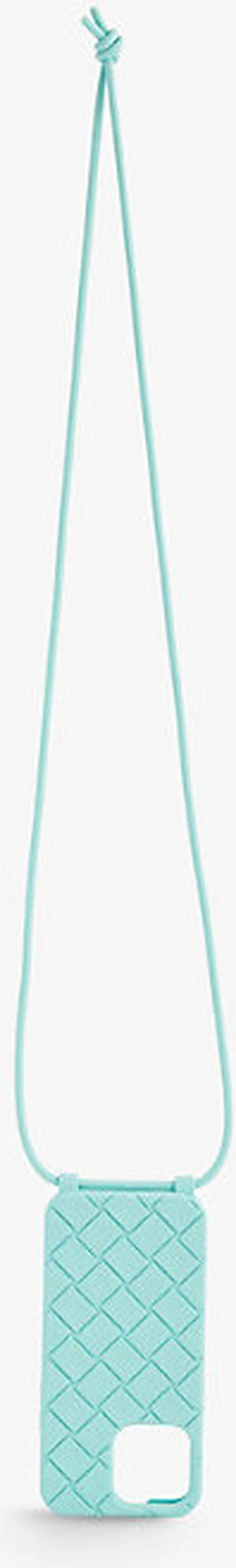 Mens Celadon Intrecciato Rubber Iphone 13 Pro Case