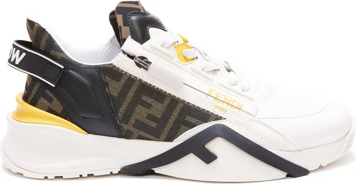 Fendi Flow Color-Block Low-Top Sneakers
