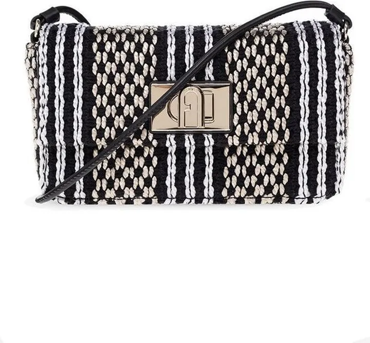 Furla 1927 Striped Mini Shoulder Bag