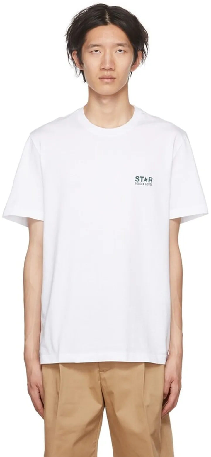 Golden Goose White Star Collection T-Shirt