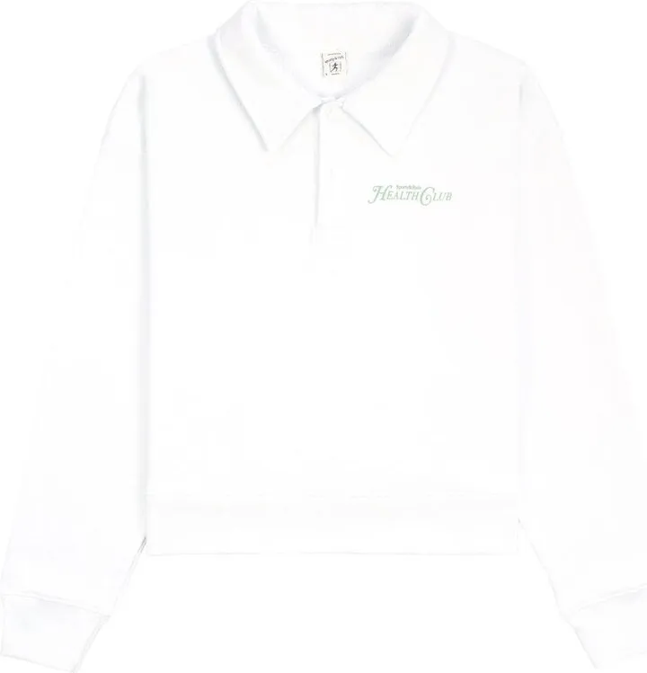 Health Club logo-print polo shirt