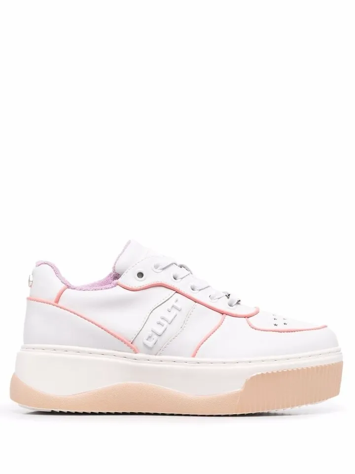 Lace-Up Platform Sneakers