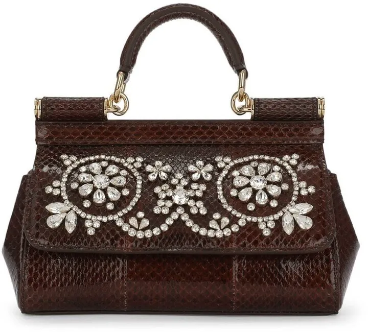 small Sicily rhinestone-embellished shoulder bag