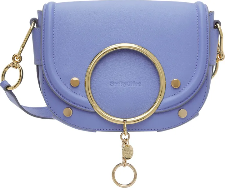 See by Chloé Blue Mara Shoulder Bag
