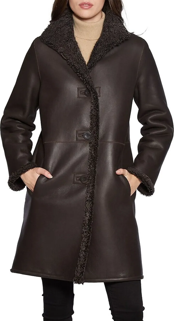 Reversible Shearling Coat