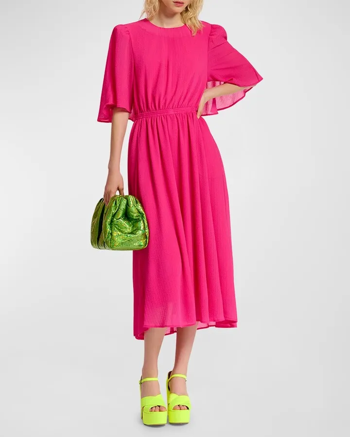 Dazzers Cape Midi Dress